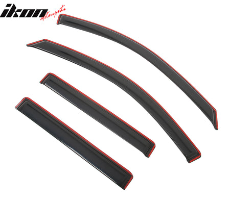 Fits 18-23 Chevy Traverse Window Visors Vent Rain Guards Deflectors In-Channel