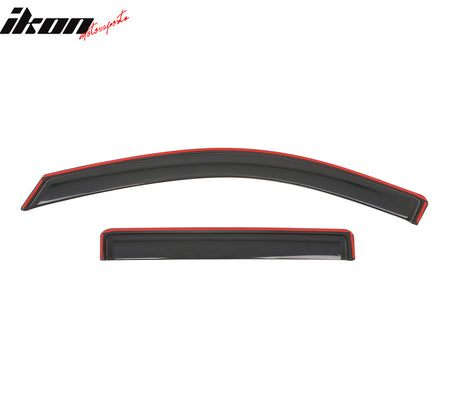 Fits 18-23 Chevy Traverse Window Visors Vent Rain Guards Deflectors In-Channel