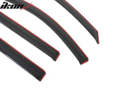 Fits 18-23 Chevy Traverse Window Visors Vent Rain Guards Deflectors In-Channel