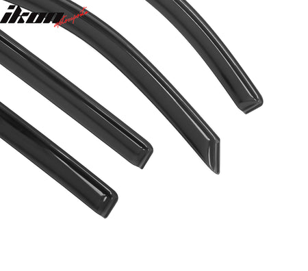 Fits 18-23 Chevy Traverse Window Visors Vent Rain Guards Deflectors In-Channel