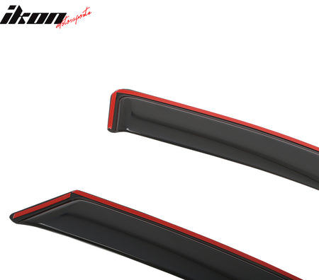 Fits 18-23 Chevy Traverse Window Visors Vent Rain Guards Deflectors In-Channel