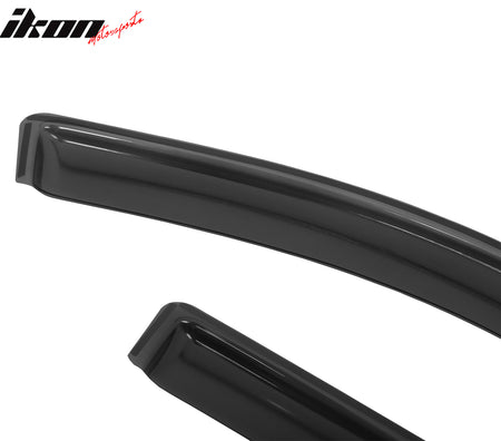 Fits 18-23 Chevy Traverse Window Visors Vent Rain Guards Deflectors In-Channel