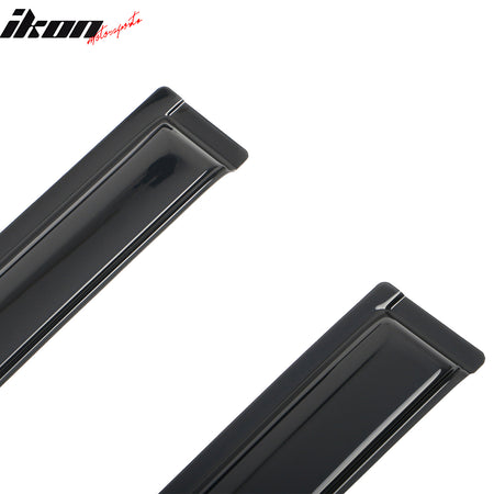 Fits 18-23 Chevy Traverse Window Visors Vent Rain Sun Guards Deflectors Tape-On