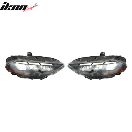 Fits 18-23 Ford Mustang EcoBoost V6 GT 2024 Style LED Headlights Lamp Pair