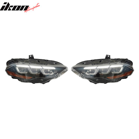 Fits 18-23 Ford Mustang EcoBoost V6 GT 2024 Style LED Headlights Lamp Pair