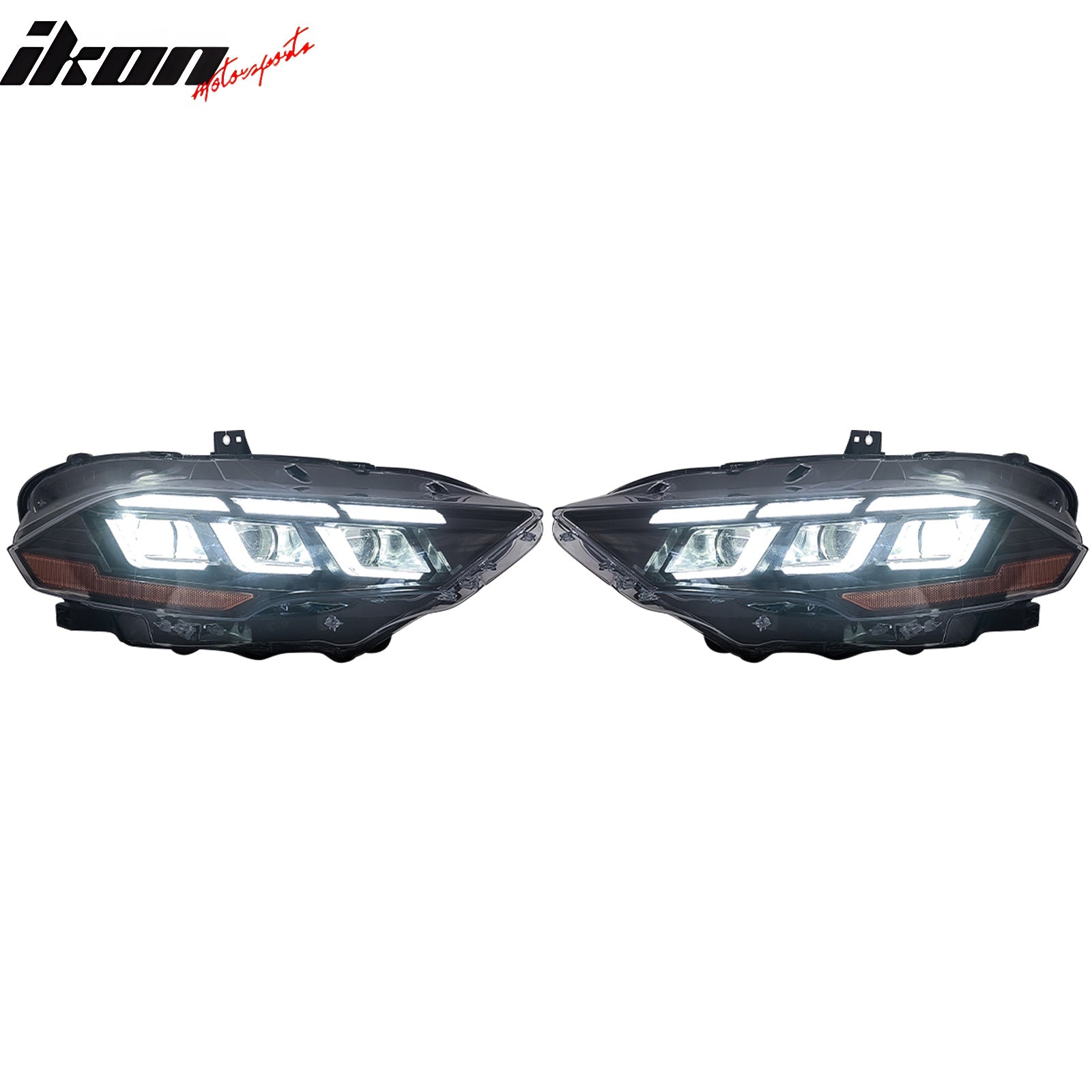 Fits 18-23 Ford Mustang 2024 Style LED Headlights Lamp W/ Sequential Turn Signal