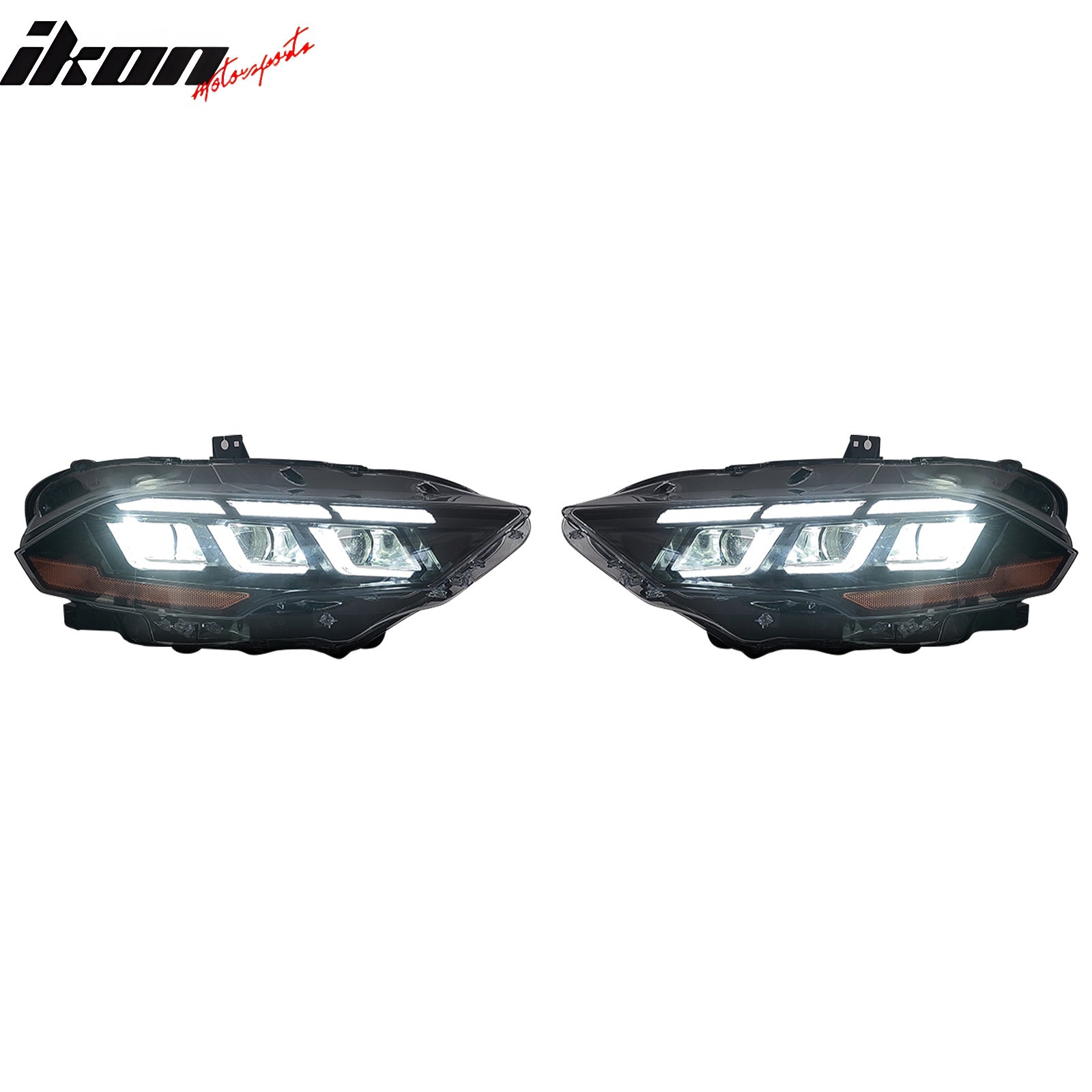 Fits 18-23 Ford Mustang 2024 Style LED Headlights Lamp W/ Sequential Turn Signal