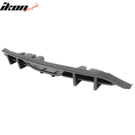 Fits 18-23 Ford Mustang Ecoboost IKON Style Rear Bumper Diffuser PP Matte Black