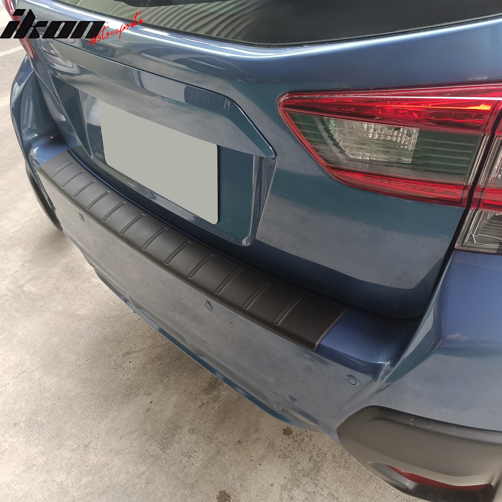 Fits 18-23 Subaru XV Crosstrek Rear Bumper Cover Protector Step Plate Pad Guard