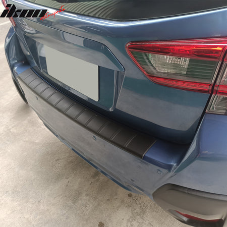 Fits 18-23 Subaru XV Crosstrek Rear Bumper Cover Protector Step Plate Pad Guard