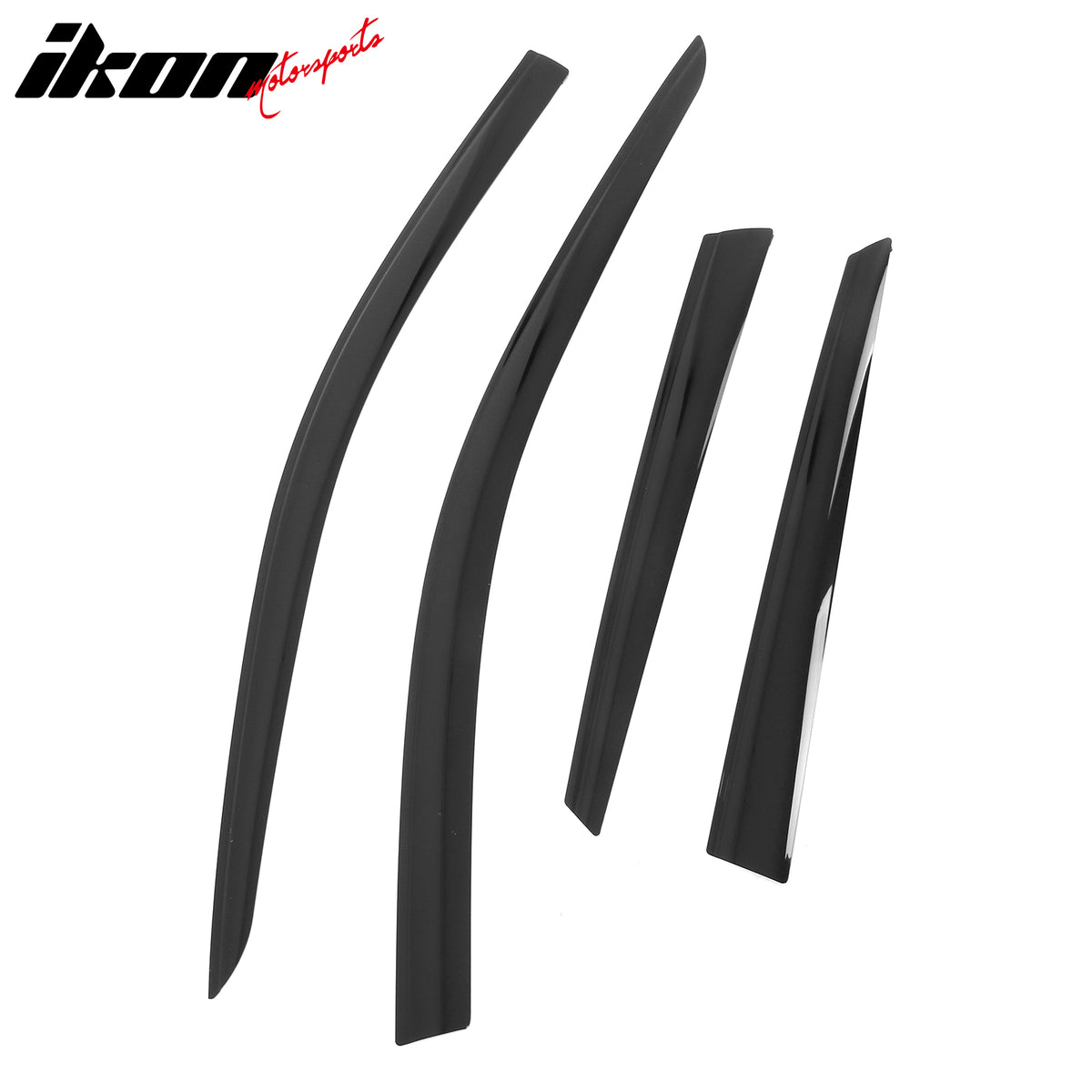 Fits 18-24 Audi Q5 SQ5 Low Profile Style Tape-On Window Visors Rain Deflectors