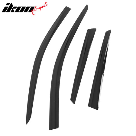 Fits 18-24 Audi Q5 SQ5 Low Profile Style Tape-On Window Visors Rain Deflectors