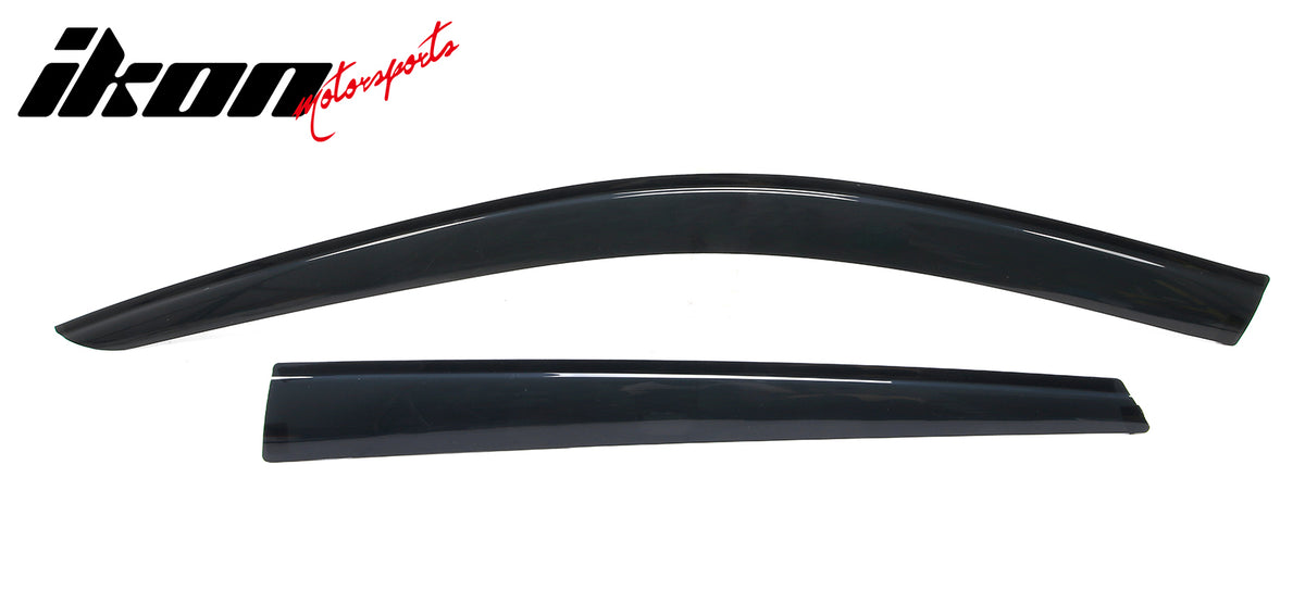 Fits 18-24 Audi Q5 SQ5 Low Profile Style Tape-On Window Visors Rain Deflectors
