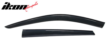 Fits 18-24 Audi Q5 SQ5 Low Profile Style Tape-On Window Visors Rain Deflectors