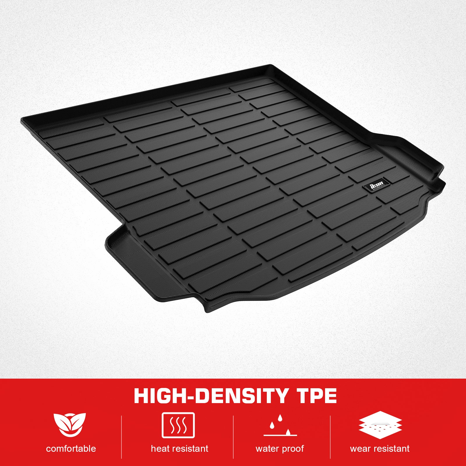 Fits 18-24 BMW G01 X3 TPE All Weather Waterproof Rear Cargo Liner Trunk Tray Mat