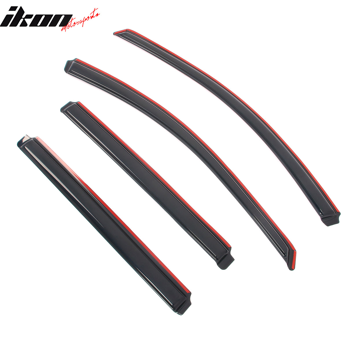 Fits 18-24 GMC Terrain In-Channel Window Visors Acrylic Side Door Rain Deflector