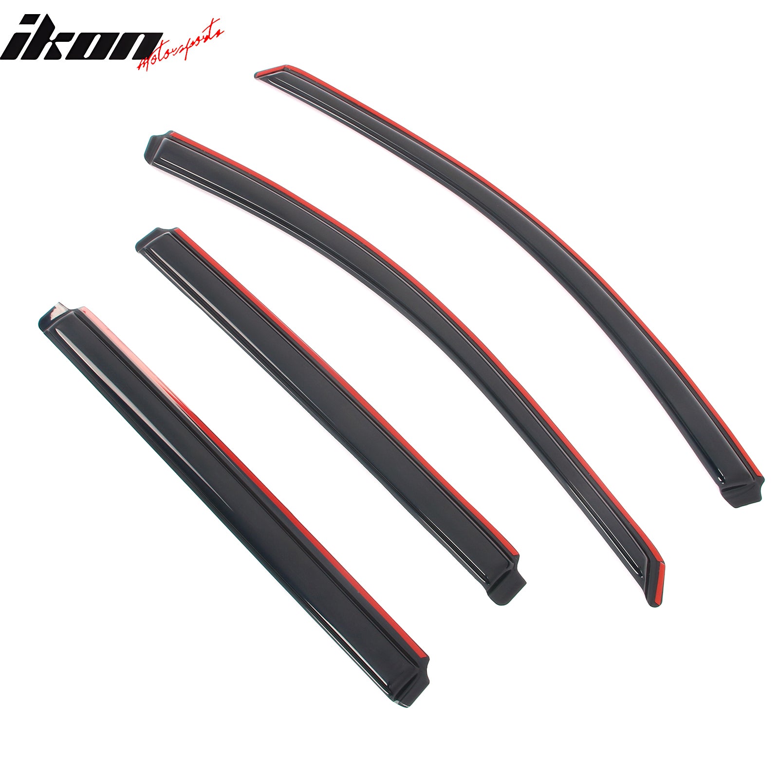 Fits 18-24 GMC Terrain In-Channel Window Visors Acrylic Side Door Rain Deflector