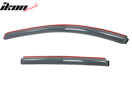 Fits 18-24 GMC Terrain In-Channel Window Visors Acrylic Side Door Rain Deflector