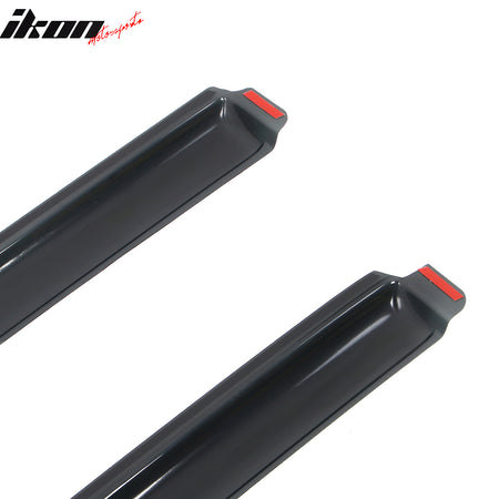 Fits 18-24 GMC Terrain In-Channel Window Visors Acrylic Side Door Rain Deflector