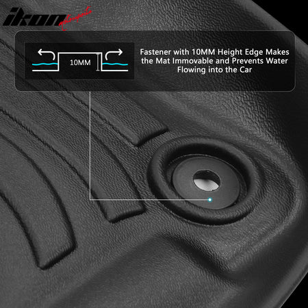 Fits 18-25 Honda Odyssey All Season 3D Floor Mats Front Rear Row Carpets - TPE