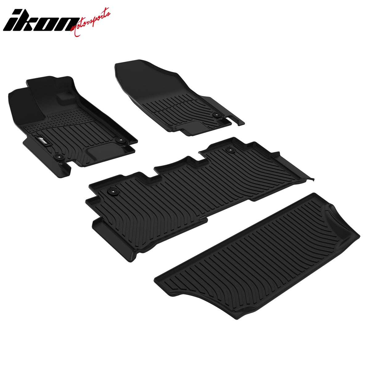 Fits 18-25 Honda Odyssey All Season 3D Floor Mats Front Rear Row Carpets - TPE