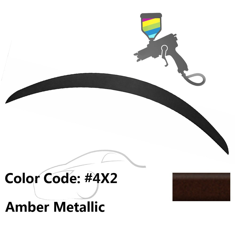 2018 - 2024 Lexus LC500 LC500H Painted Trunk Spoiler ABSPainted 4X2 Amber MetallicIkon Motorsports