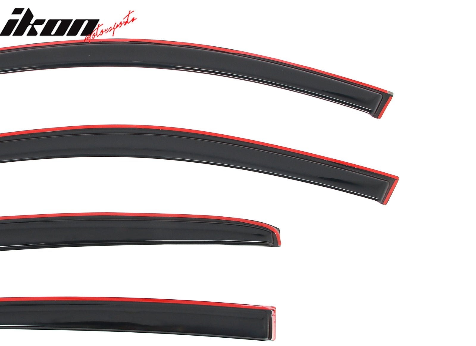2018 - 2024 Toyota Camry 4PCS in Channel Window Visors Vent Rain GuardsIkon Motorsports