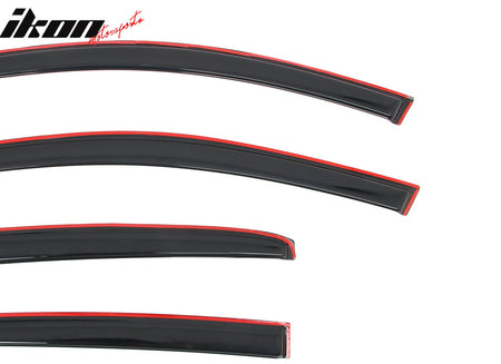 2018 - 2024 Toyota Camry 4PCS in Channel Window Visors Vent Rain GuardsIkon Motorsports