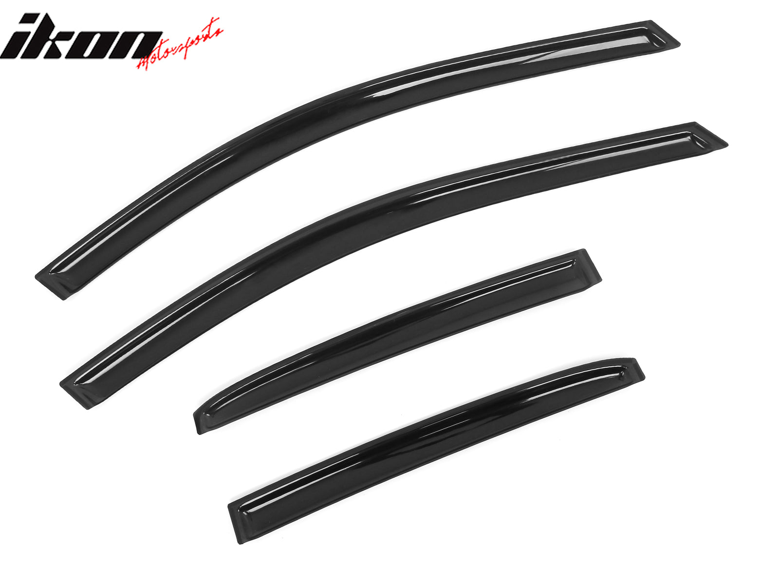 2018 - 2024 Toyota Camry 4PCS in Channel Window Visors Vent Rain GuardsIkon Motorsports