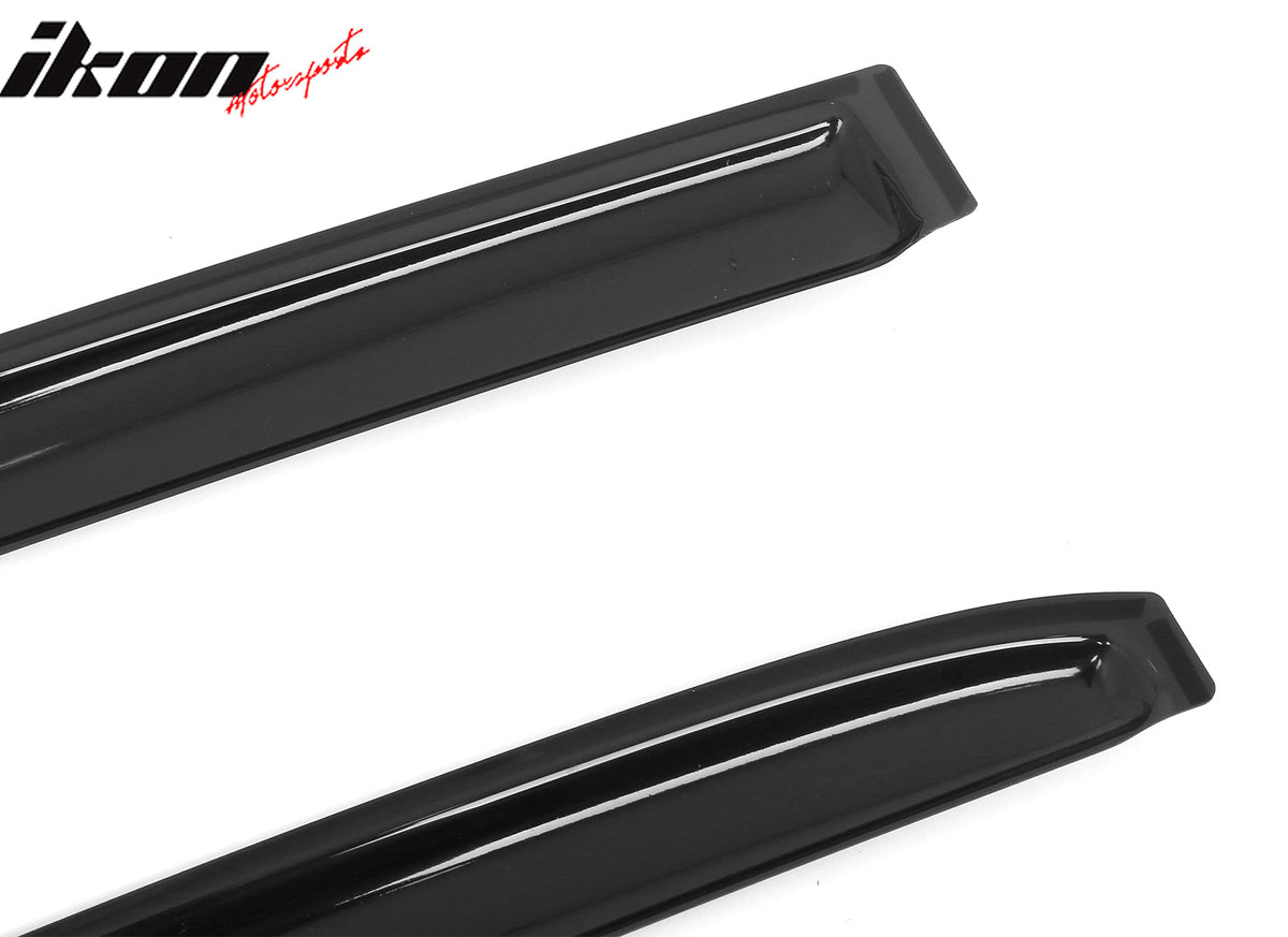 2018 - 2024 Toyota Camry 4PCS in Channel Window Visors Vent Rain GuardsIkon Motorsports