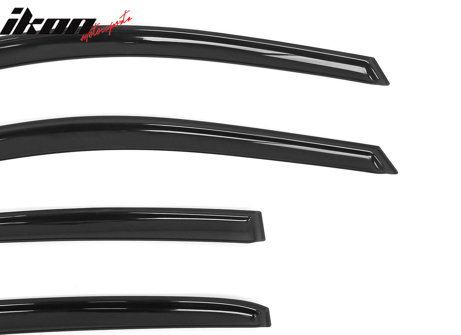 2018 - 2024 Toyota Camry 4PCS in Channel Window Visors Vent Rain GuardsIkon Motorsports
