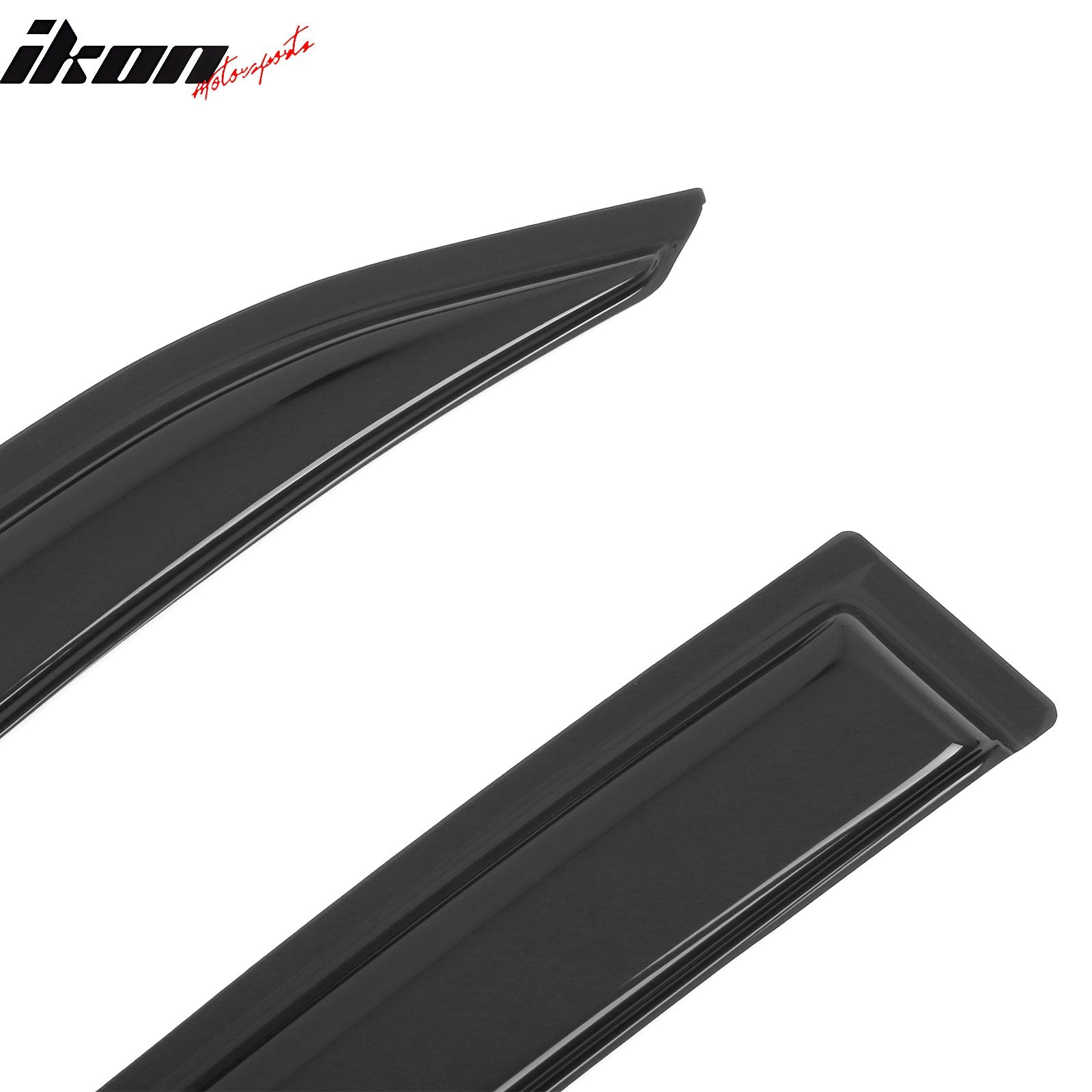 2018 - 2024 Toyota Camry 4PCS Tape on Window Visors Vent Rain Sun GuardsIkon Motorsports