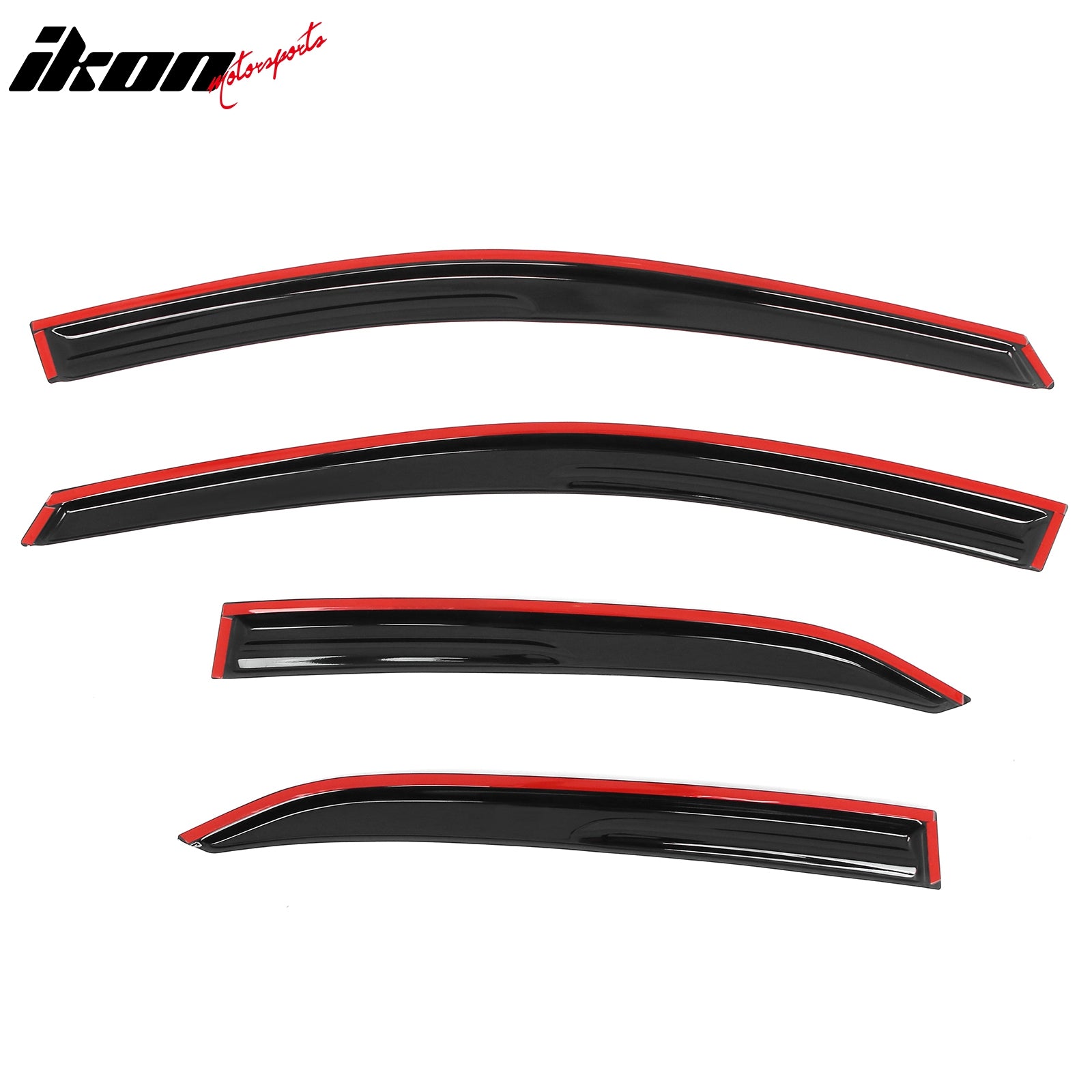 2018 - 2024 Toyota Camry Mugen V2 Style Tape on Window Visors GuardsIkon Motorsports