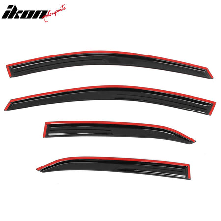2018 - 2024 Toyota Camry Mugen V2 Style Tape on Window Visors GuardsIkon Motorsports