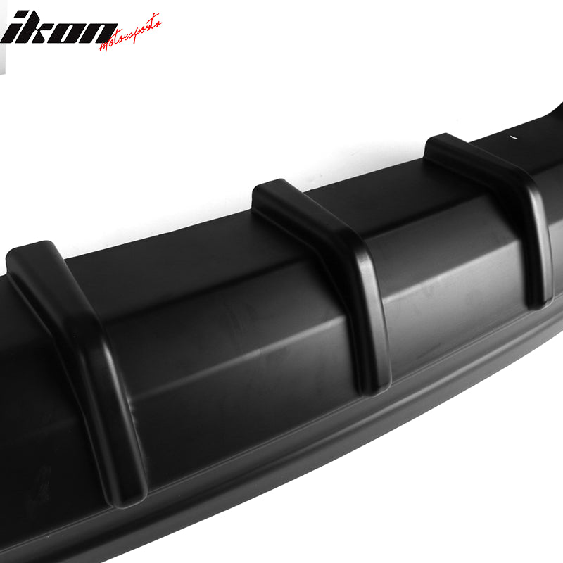 Glossy Black Rear Bumper Diffuser With LED Light For 2018-2024 Toyota Camry SE/XSE – F1 Style