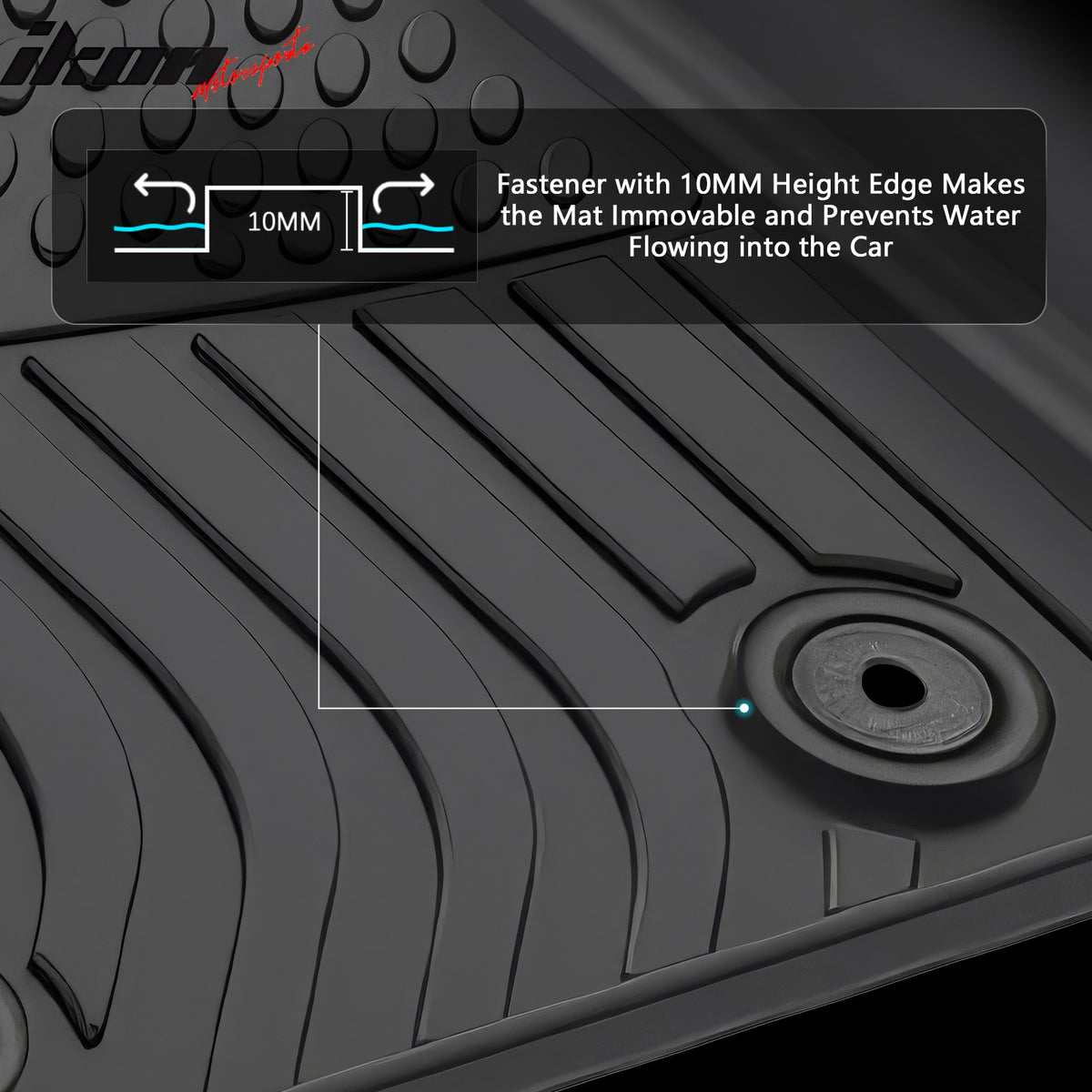 Fits 18-26 Alfa Romeo Stelvio Floor Mats TPE Carpets 3D All Weather Custom Liner