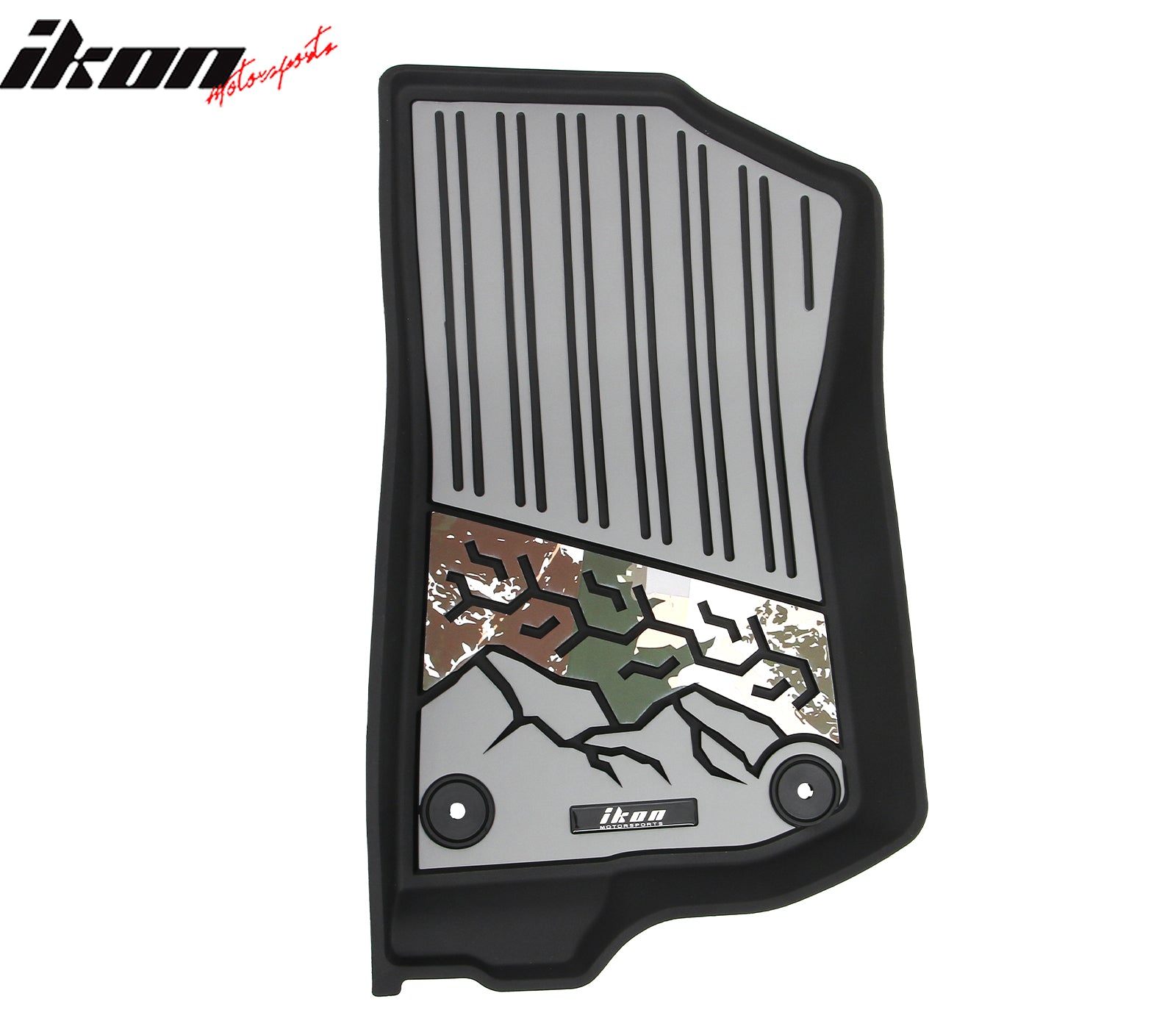 Fits 18-25 Jeep Wrangler JL Unlimited 4Dr TPE Floor Mats Carpet Liner Black Gray