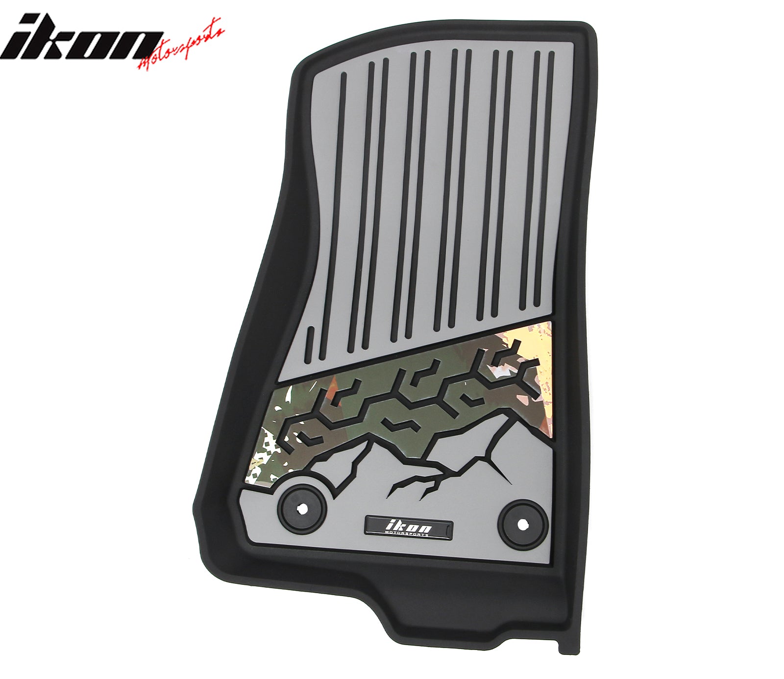 Fits 18-25 Jeep Wrangler JL Unlimited 4Dr TPE Floor Mats Carpet Liner Black Gray