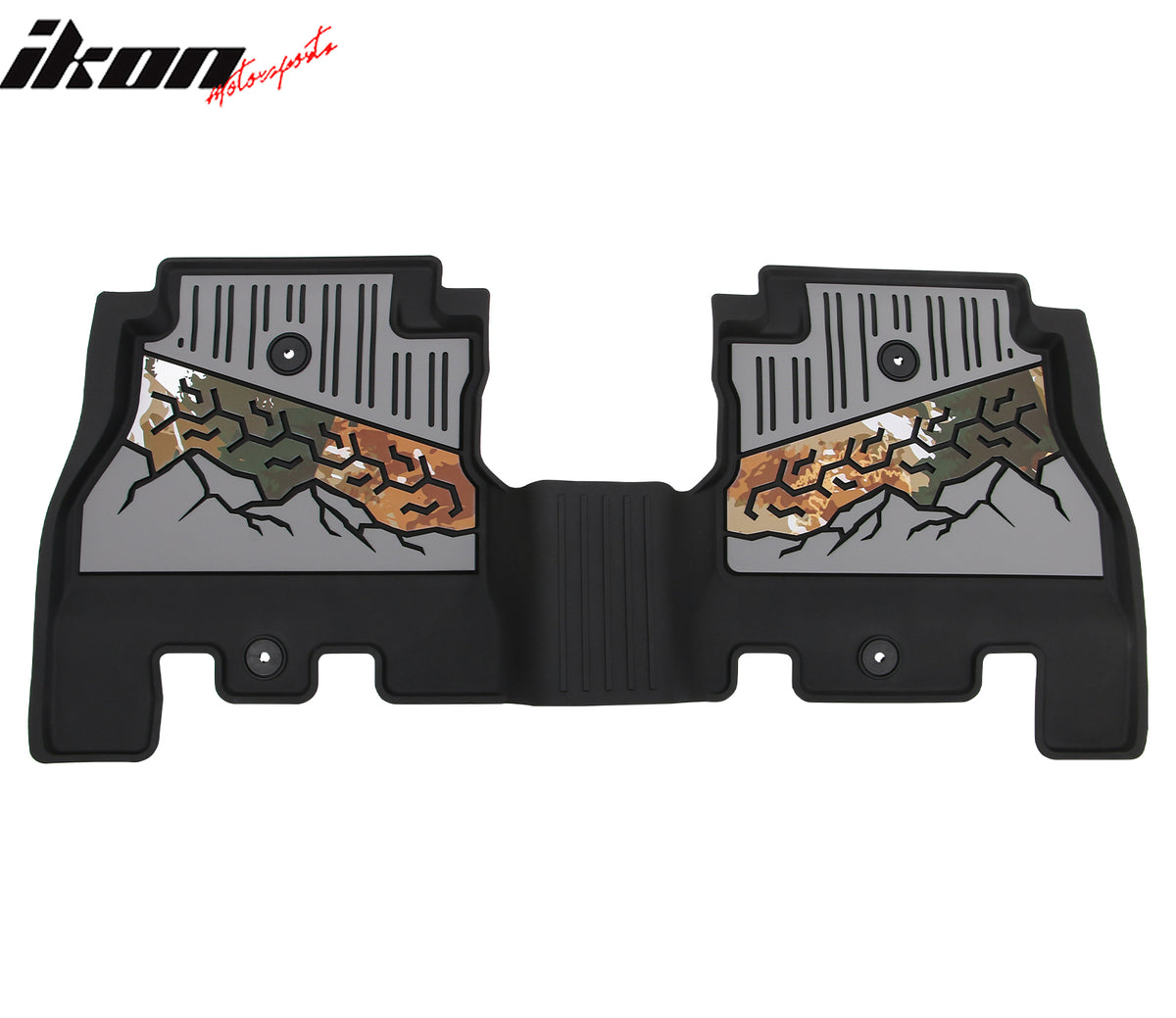 Fits 18-25 Jeep Wrangler JL Unlimited 4Dr TPE Floor Mats Carpet Liner Black Gray