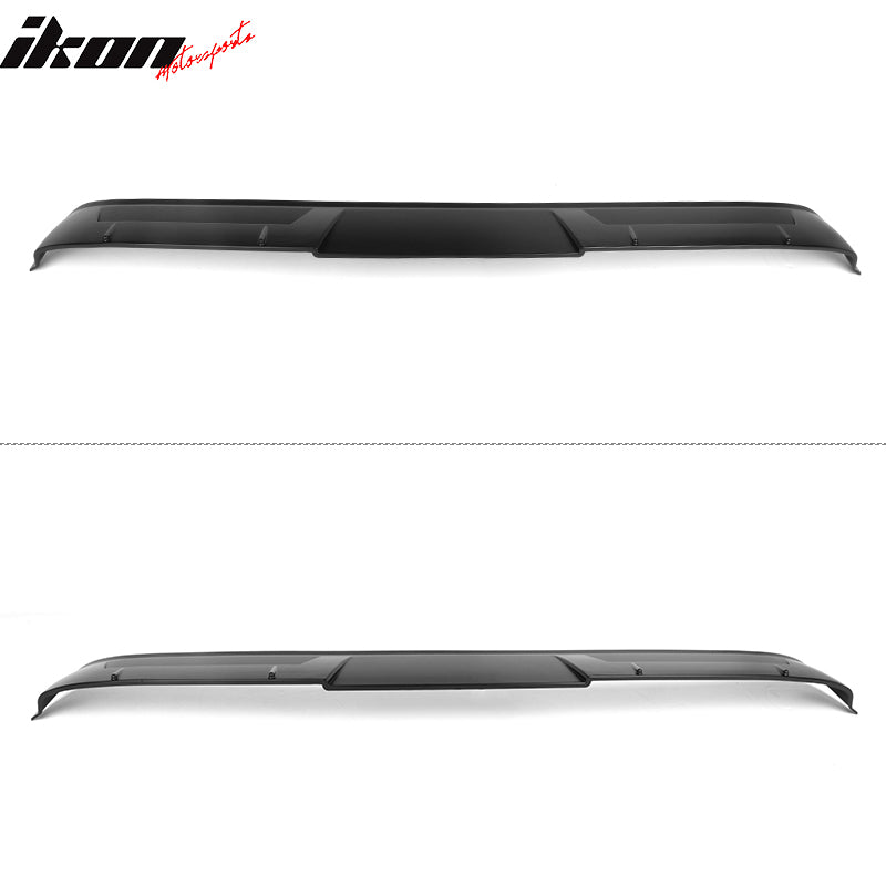 Fits 18-26 Toyota Camry IKON V2 Style Rear Roof Window Spoiler ABS Matte Black