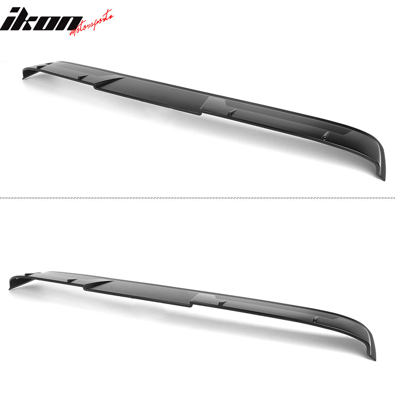 Fits 18-26 Toyota Camry IKON V2 Style Rear Roof Window Spoiler ABS Matte Black