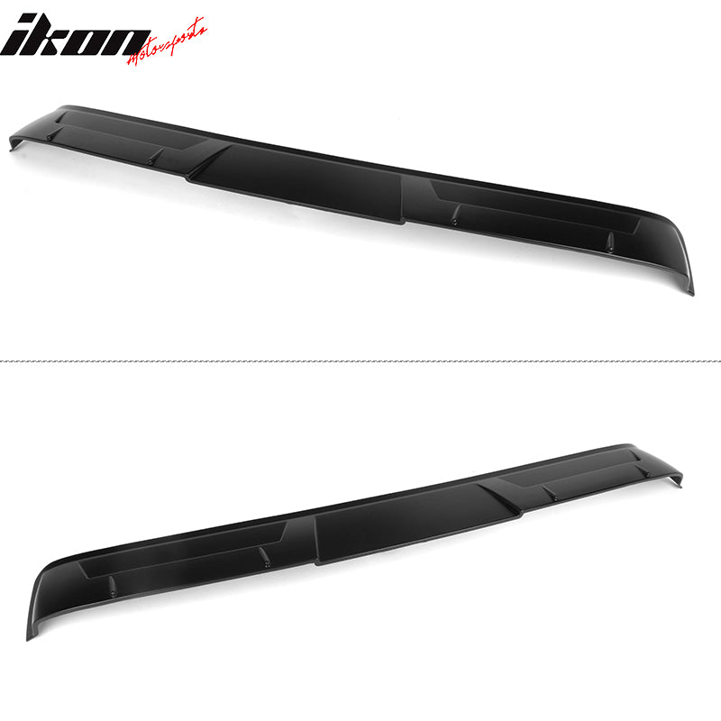 Fits 18-26 Toyota Camry IKON V2 Style Rear Roof Window Spoiler ABS Matte Black