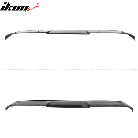 Fits 18-26 Toyota Camry IKON V2 Style Roof Spoiler ABS Carbon Fiber Hydro Dip