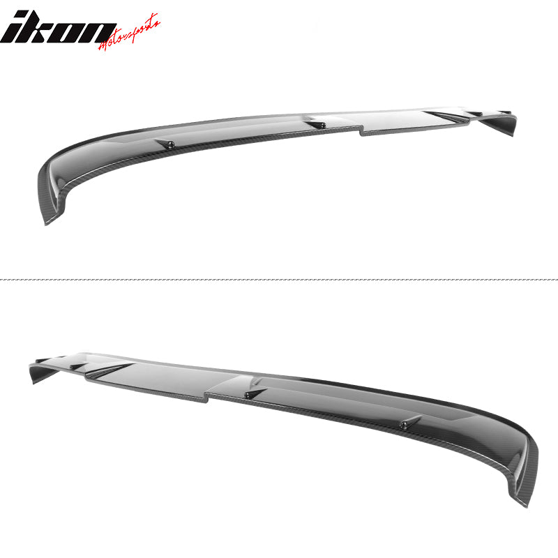Fits 18-26 Toyota Camry IKON V2 Style Roof Spoiler ABS Carbon Fiber Hydro Dip