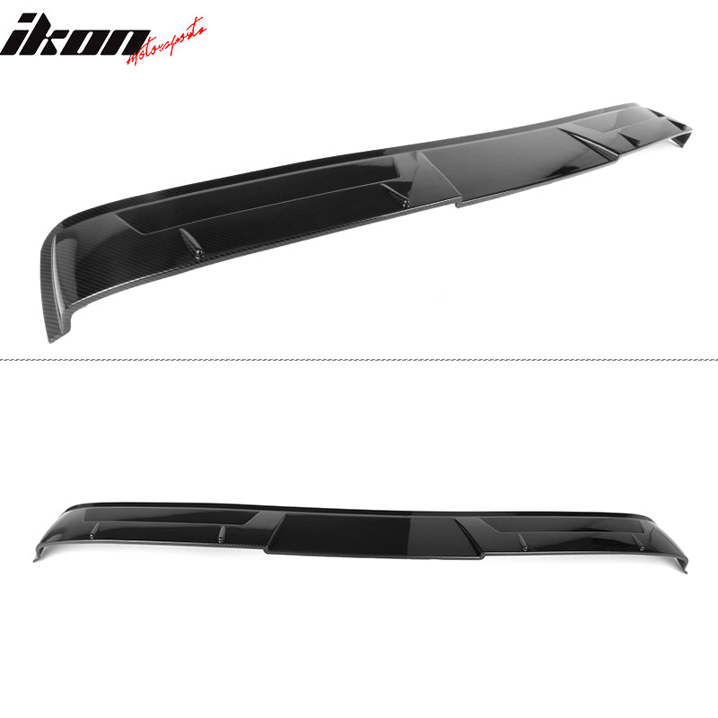 Fits 18-26 Toyota Camry IKON V2 Style Roof Spoiler ABS Carbon Fiber Hydro Dip
