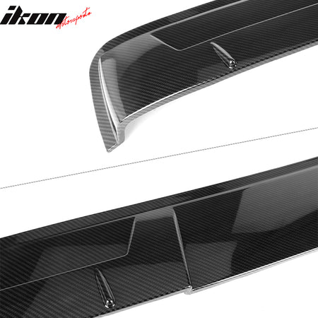Fits 18-26 Toyota Camry IKON V2 Style Roof Spoiler ABS Carbon Fiber Hydro Dip