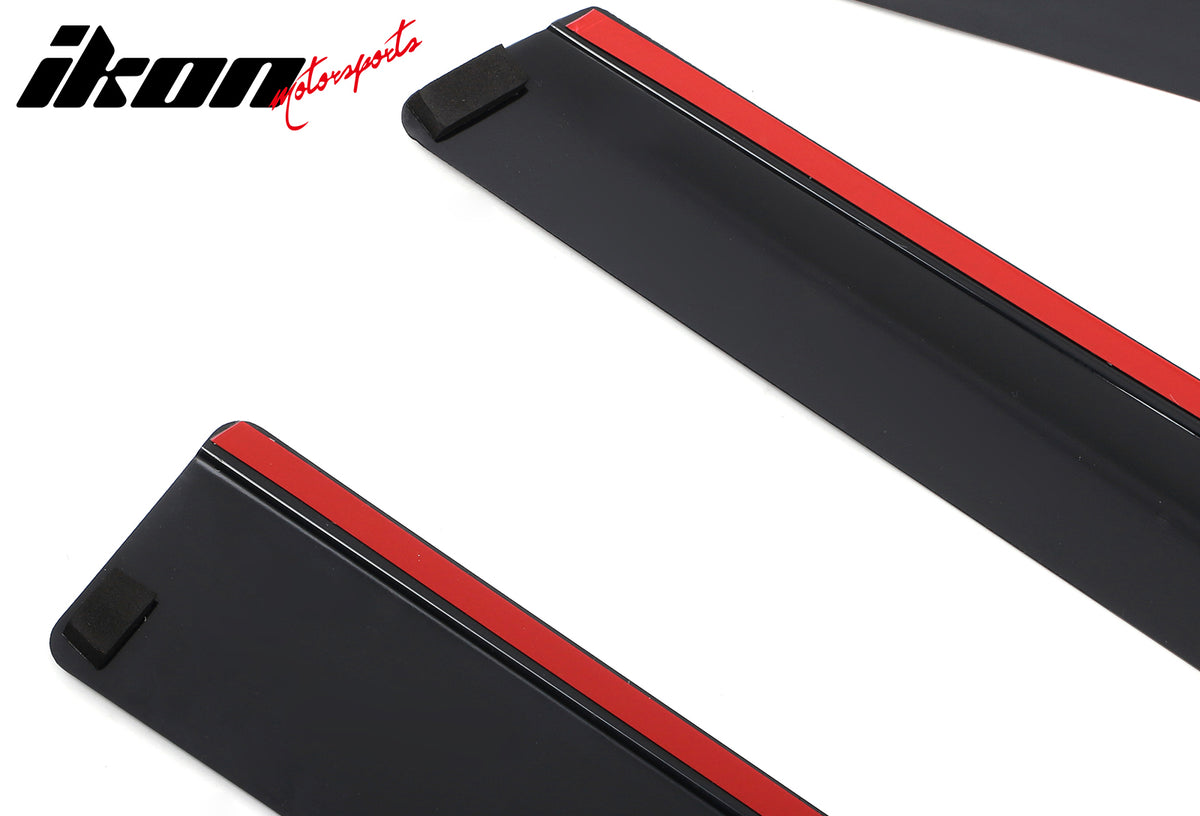 Fits 18-25 Ford Expedition Lincoln Navigator Low Profile Style Window Visors