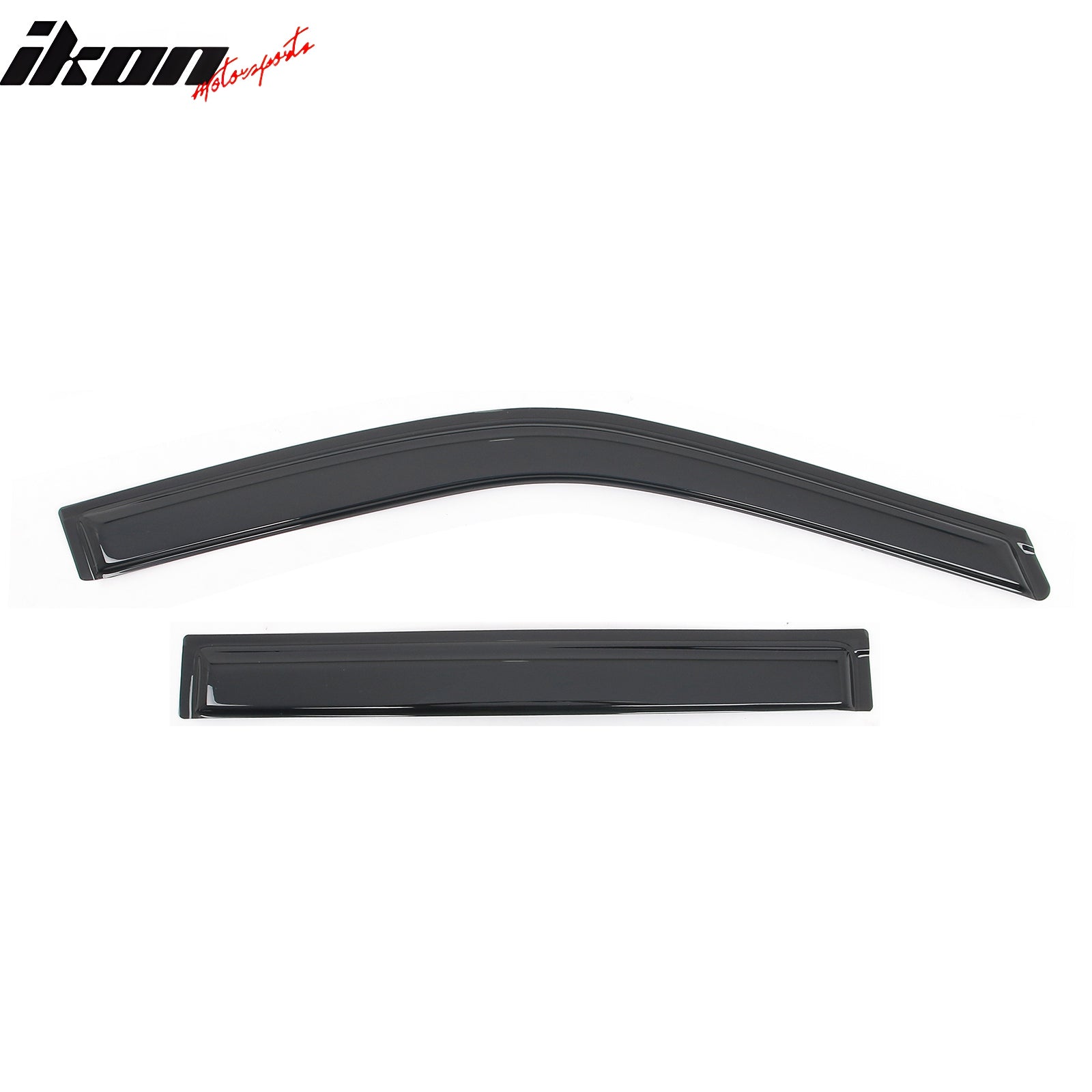 Fits 18-25 Ford Expedition Lincoln Navigator Window Visors Sun Deflector Tape-On