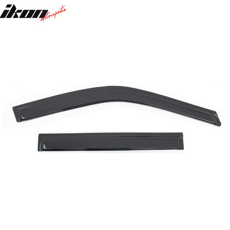 Fits 18-25 Ford Expedition Lincoln Navigator Window Visors Sun Deflector Tape-On