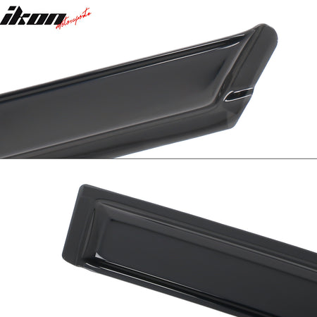 Fits 18-25 Ford Expedition Lincoln Navigator Window Visors Sun Deflector Tape-On